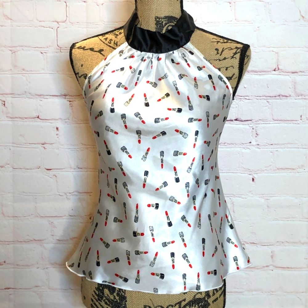 Printed 💄 Halter Top